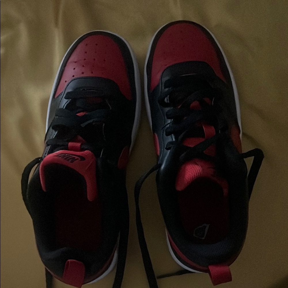 Nike Red and Black Athletic Sneakers
